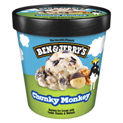 Ben & Jerry's Chunky Monkey Ice Cream - 16 Oz - Image 1