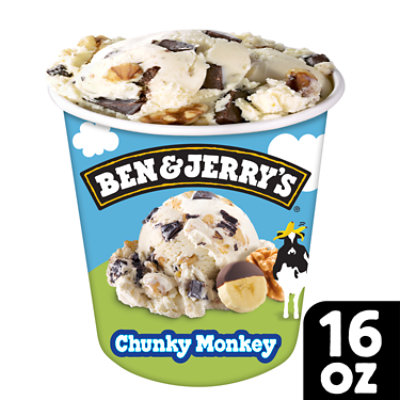 Ben & Jerry's Chunky Monkey Ice Cream - 16 Oz - Image 2