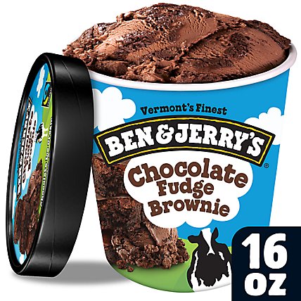 Ben And Jerry's Chocolate Fudge Brownie Ice Cream - 16 Oz - Image 1