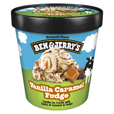 Ben & Jerry's Vanilla Caramel Fudge Ice Cream - 16 Oz - Image 1