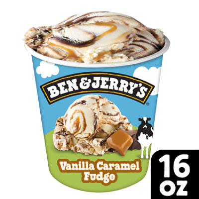 Ben & Jerry's Vanilla Caramel Fudge Ice Cream - 16 Oz - Image 2