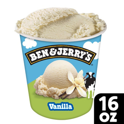 Ben & Jerry's Vanilla Ice Cream Pint - 16 Oz - Image 1