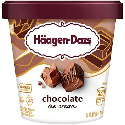 Haagen-Dazs Ice Cream Chocolate - 14 Fl. Oz. - Image 2