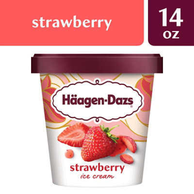 Haagen-Dazs Strawberry Ice Cream - 14 Oz - Image 3