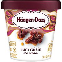 Haagen-Dazs Ice Cream Rum Raisin - 14 Fl. Oz. - Image 3