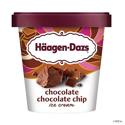 Haagen-Dazs Ice Cream Chocolate Chocolate Chip - 14 Fl. Oz. - Image 2