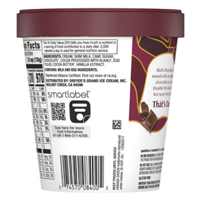 Haagen-Dazs Ice Cream Chocolate Chocolate Chip - 14 Fl. Oz. - Image 3