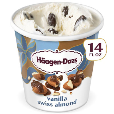 Haagen-Dazs Vanilla Swiss Almond Ice Cream - 14 Fl. Oz.