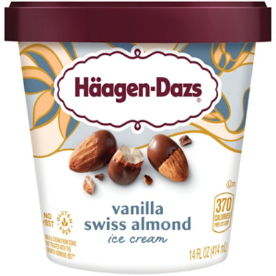 Haagen-Dazs Vanilla Swiss Almond Ice Cream - 14 Oz - Image 4