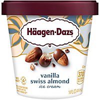Haagen-Dazs Ice Cream Vanilla Swiss Almond - 14 Fl. Oz. - Image 1