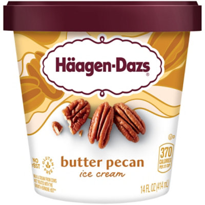 Haagen-Dazss Butter Pecan Ice Cream - 14 Fl. Oz.