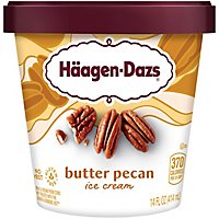 Haagen-Dazs Ice Cream Butter Pecan - 14 Fl. Oz. - Image 1