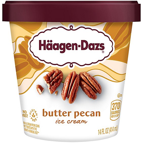Haagen-Dazs Butter Pecan Ice Cream - 14 Oz