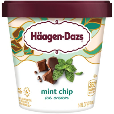 Haagen-Dazs Mint Chip Ice Cream - 14 Oz - Image 2