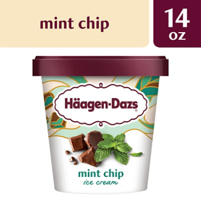 Haagen-Dazs Mint Chip Ice Cream - 14 Oz - Image 3