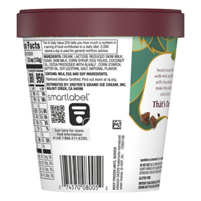 Haagen-Dazs Mint Chip Ice Cream - 14 Fl. Oz. - Image 3