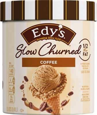 Dreyers Edys Ice Cream Slow Churned Light Coffee - 1.5 Quart - Image 2
