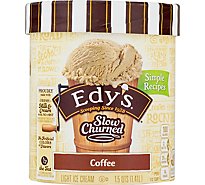 Dreyers Edys Ice Cream Slow Churned Light Coffee - 1.5 Quart
