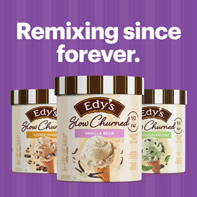 Edy's And Dreyer's Slow Churned Vanilla Bean Light Ice Cream - 1.5 Quart - Image 2