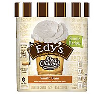 Dreyers Edys Ice Cream Slow Churned Light Vanilla Bean - 1.5 Quart