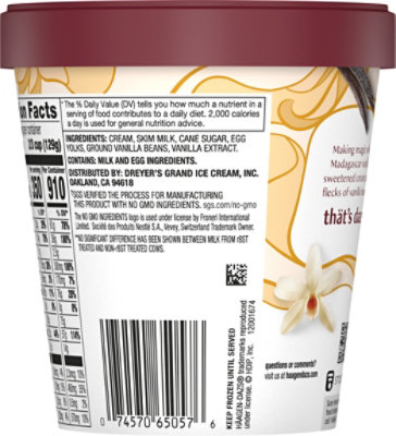 Haagen-Dazs Vanilla Bean Ice Cream - 14 Oz - Image 6