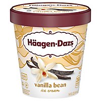 Haagen-Dazs Ice Cream Vanilla Bean - 14 Fl. Oz. - Image 1