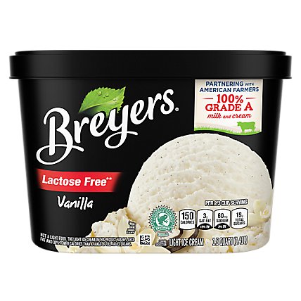 Breyers Vanilla Ice Cream Light Ice Cream - 48 Oz - Image 3