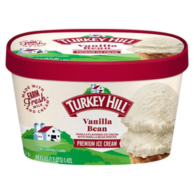 Turkey Hill Ice Cream Premium Original Recipe Vanilla Bean - 48 Fl. Oz.