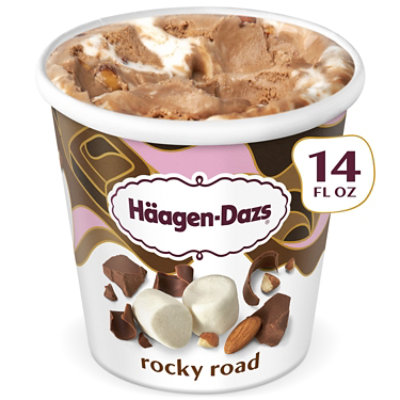 Haagen-Dazs Ice Cream Rocky Road Ice Cream - 14 Fl. Oz.