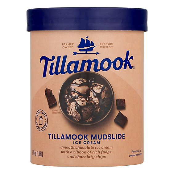 Tillamook Mudslide Ice Cream - 1.75Quart