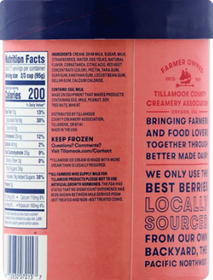 Tillamook Oregon Strawberry Ice Cream - 1.75Quart - Image 3