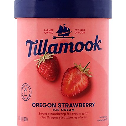 Tillamook Oregon Strawberry Ice Cream - 1.75Quart - Image 2