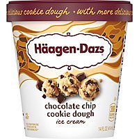 Haagen-Dazs Ice Cream Chocolate Chip Cookie Dough - 14 Fl. Oz. - Image 2