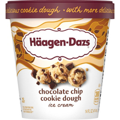 Haagen-Dazs Chocolate Chip Cookie Dough Ice Cream - 14 Oz - Image 2