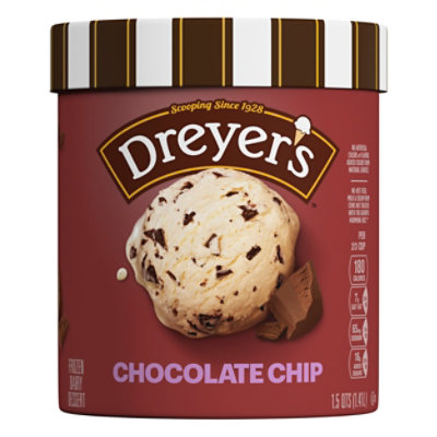 Dreyers Edys Ice Cream Grand Chocolate Chip - 1.5 Quart - Image 1