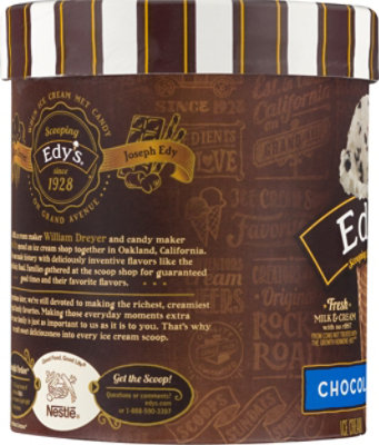 Dreyers Edys Ice Cream Grand Chocolate Chip - 1.5 Quart - Image 4