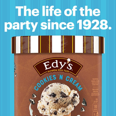 Edy's And Dreyer's Grand Cookies N Cream Ice Cream - 1.5 Quart - Image 3