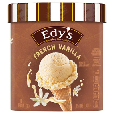 Dreyers Edys Ice Cream Grand French Vanilla - 1.5 Quart