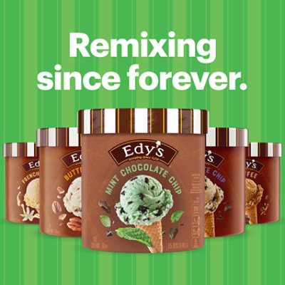 Edy's And Dreyer's  Grand Mint Chocolate Chip Ice Cream - 1.5 Quart - Image 2