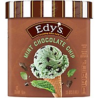 Dreyer's EDY's Grand Mint Chocolate Chip Ice Cream - 1.5 Quart - Image 1