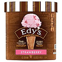 Dreyers Edys Ice Cream Grand Strawberry - 1.5 Quart - Image 1
