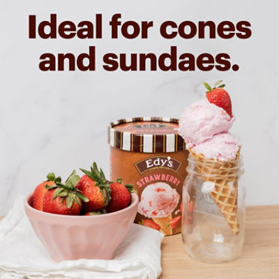 Dreyers Edys Ice Cream Grand Strawberry - 1.5 Quart - Image 7