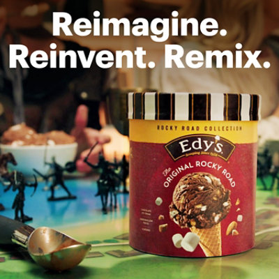 Edy's And Dreyer's The Original Rocky Road Ice Cream - 1.5 Quart - Image 3