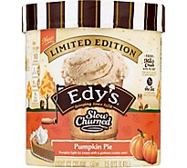 Dreyers Edys Ice Cream Slow Churned Light Pumpkin Pie Limited Edition - 1.5 Quart
