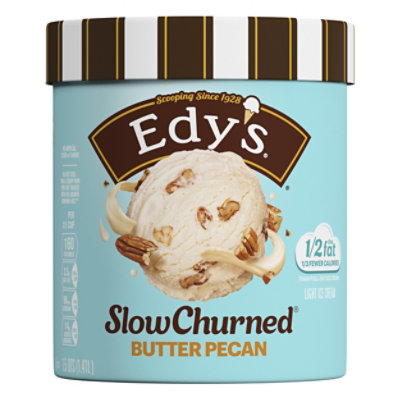 Dreyers Edys Ice Cream Slow Churned Light Butter Pecan - 1.5 Quart - Image 2