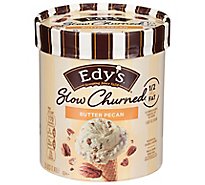 Dreyers Edys Ice Cream Slow Churned Light Butter Pecan - 1.5 Quart