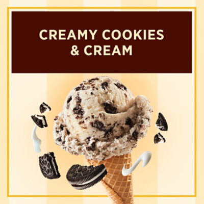 Dreyers Edys Ice Cream Slow Churned Light Cookies N Cream - 1.5 Quart - Image 4