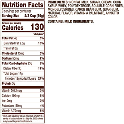 Edy's And Dreyer's Slow Churned Classic Vanilla Light Ice Cream - 1.5 Quart - Image 3