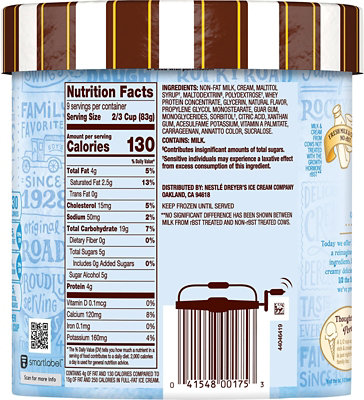 Dreyers Edys Ice Cream Slow Churned Light No Sugar Added Vanilla - 1.5 Quart - Image 5