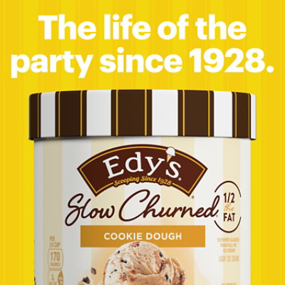 Dreyers Edys Ice Cream Slow Churned Light Cookie Dough - 1.5 Quart - Image 3